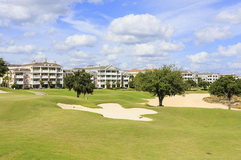 golf course condo views
